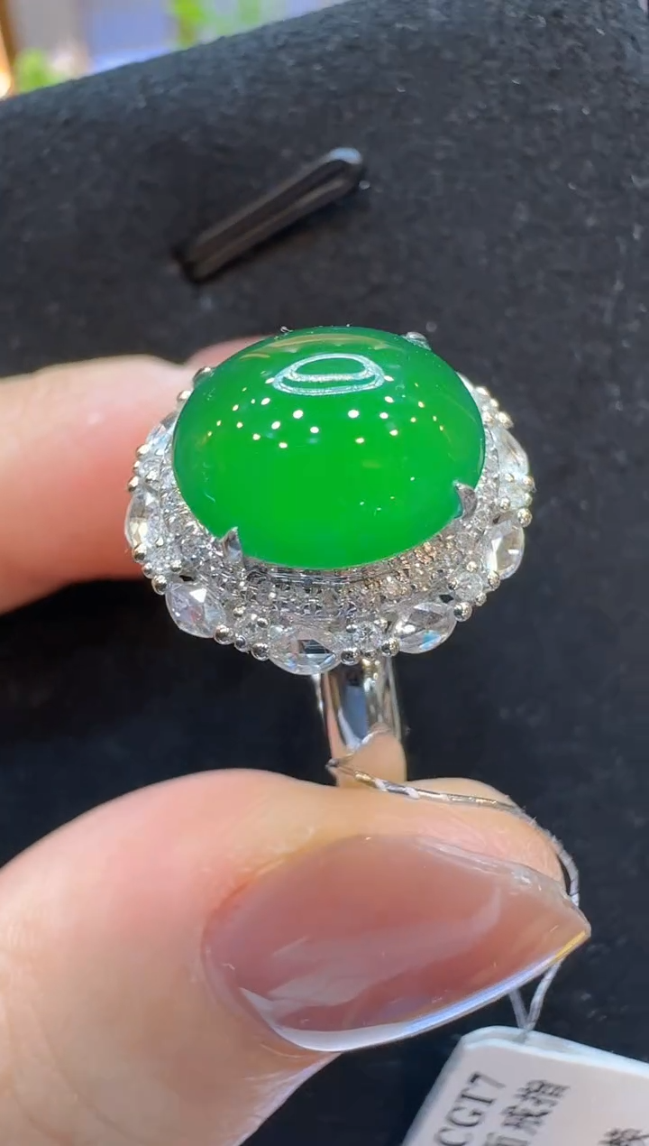 【闪购商品】翡翠戒指18K金镶嵌多样性团购发一件