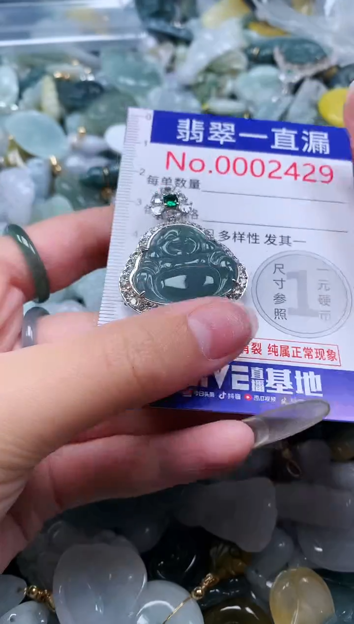 【闪购商品】翡翠吊坠(不含链)未镶嵌2429