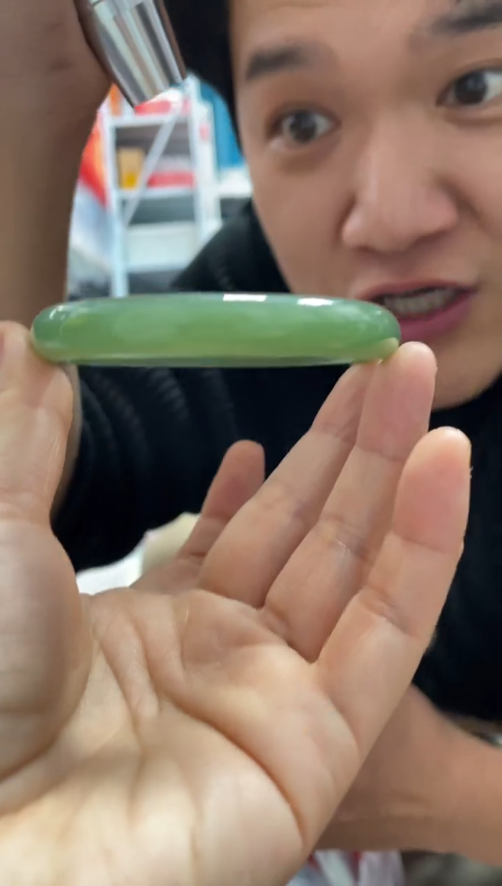 【闪购商品】和田玉颈饰未镶嵌A13且末蓝正圈61