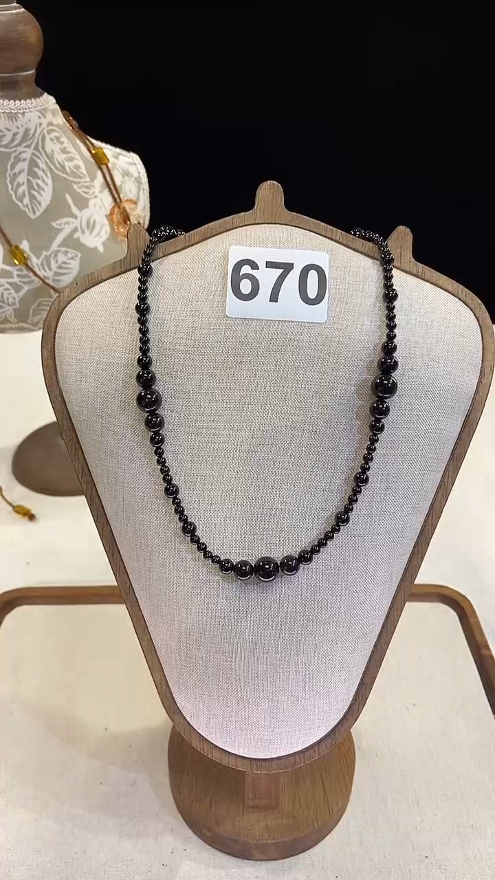 项链钛钢淡水珍珠670