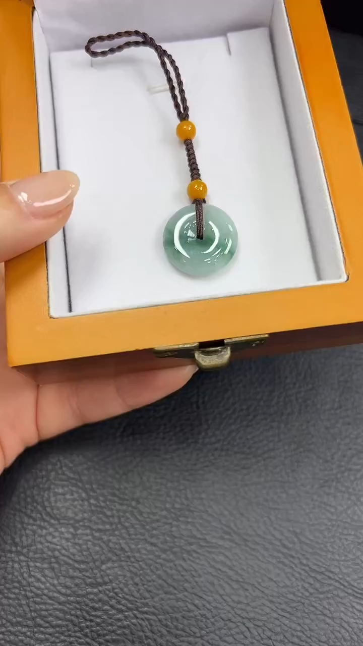 未镶嵌挂件翡翠平安扣手机挂