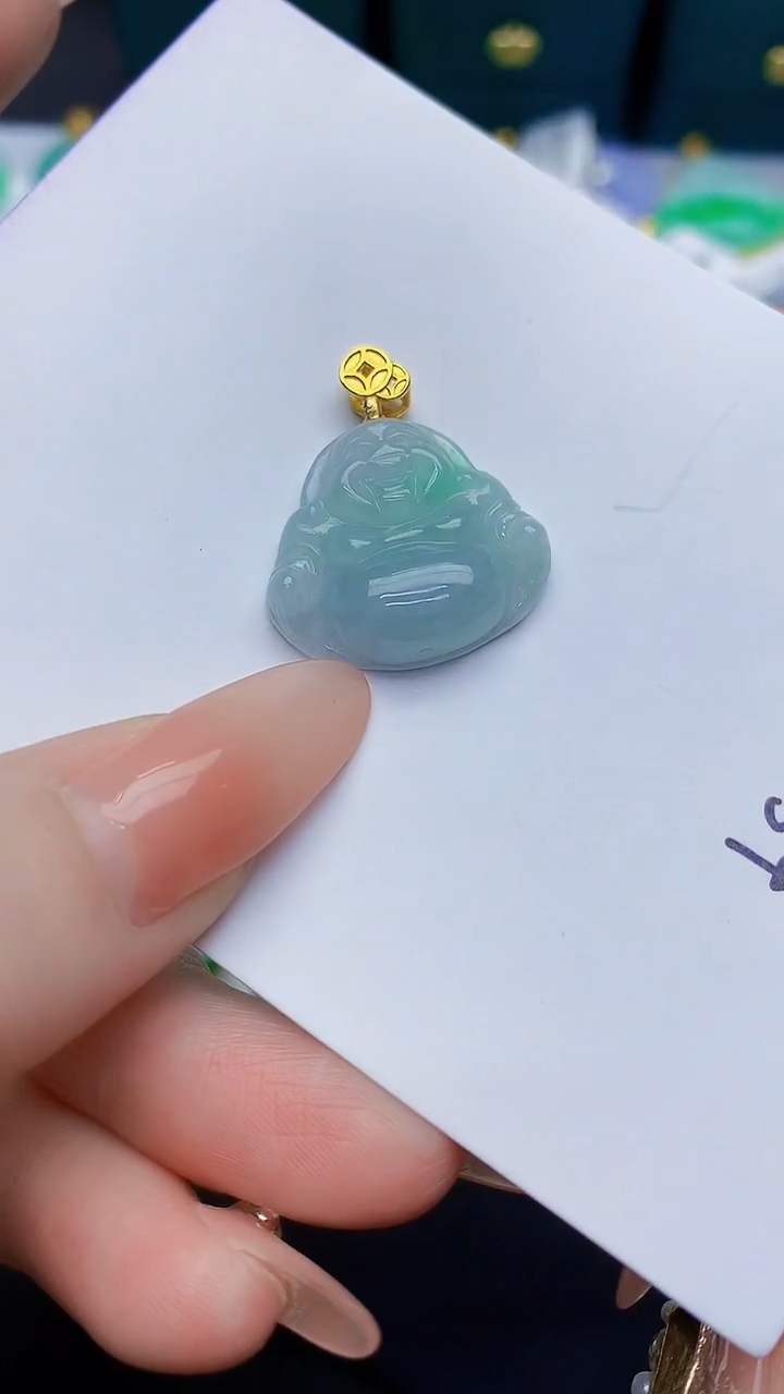 颈饰未镶嵌翡翠缅甸天然翡翠A货
