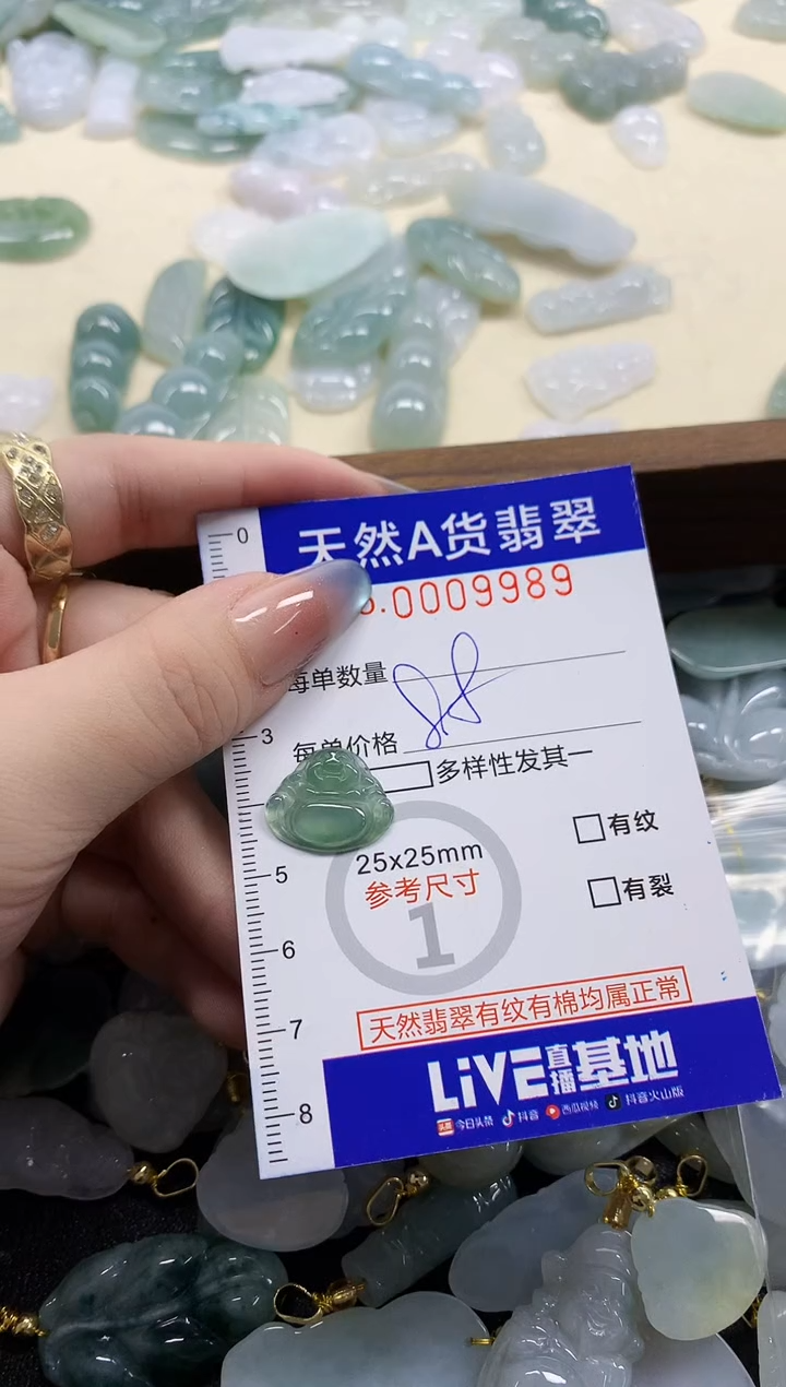 颈饰未镶嵌翡翠D****I天然A货翡翠