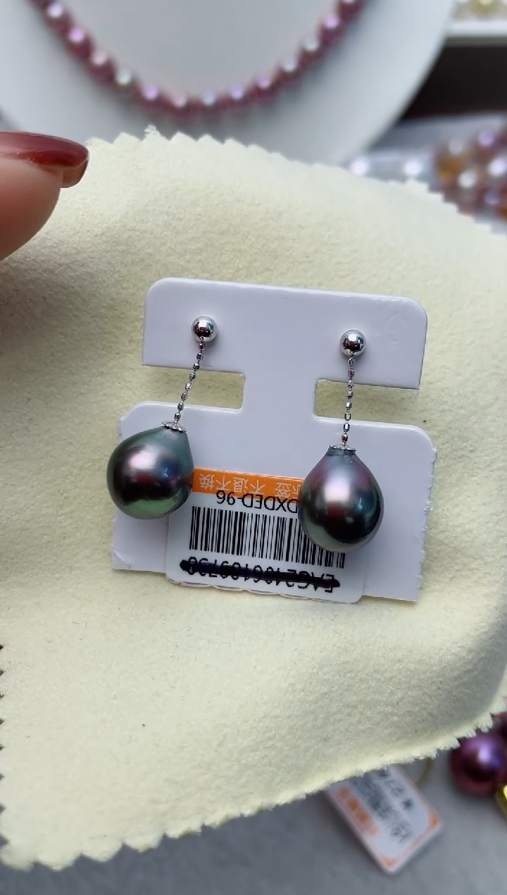 【闪购商品】海水珍珠耳饰18K金镶嵌W70