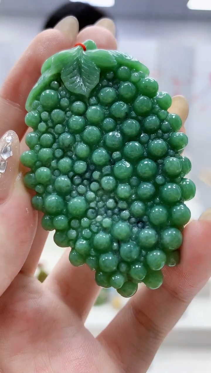 未镶嵌定制翡翠5158jw-毛货挂件6