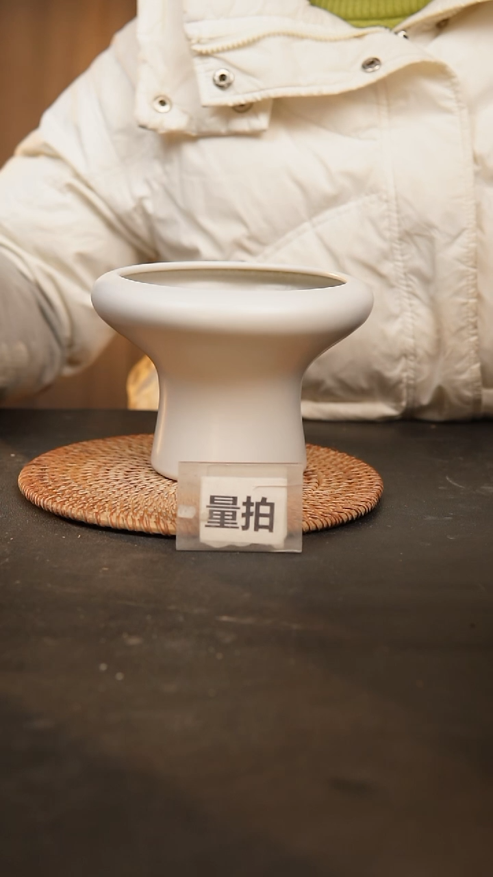 【闪购商品】瓷片泥泥手工花盆口12高11