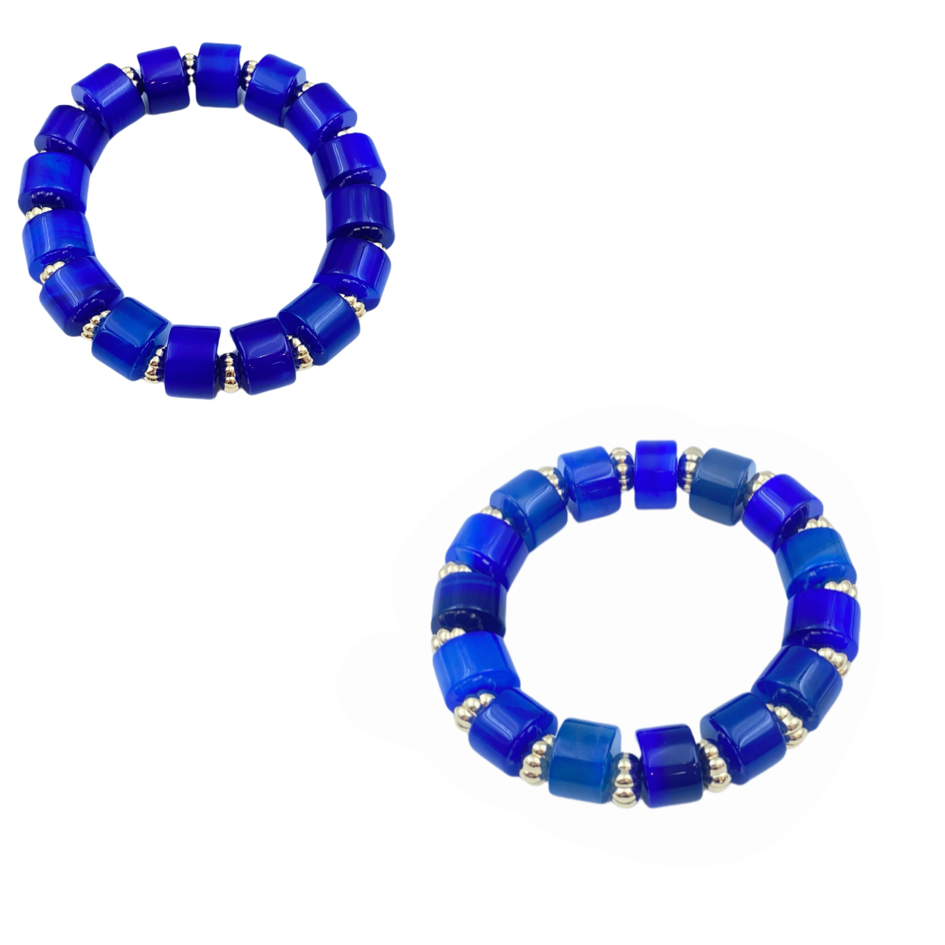 玛瑙玉化星际蓝手链S1299X合金多样性只发一件