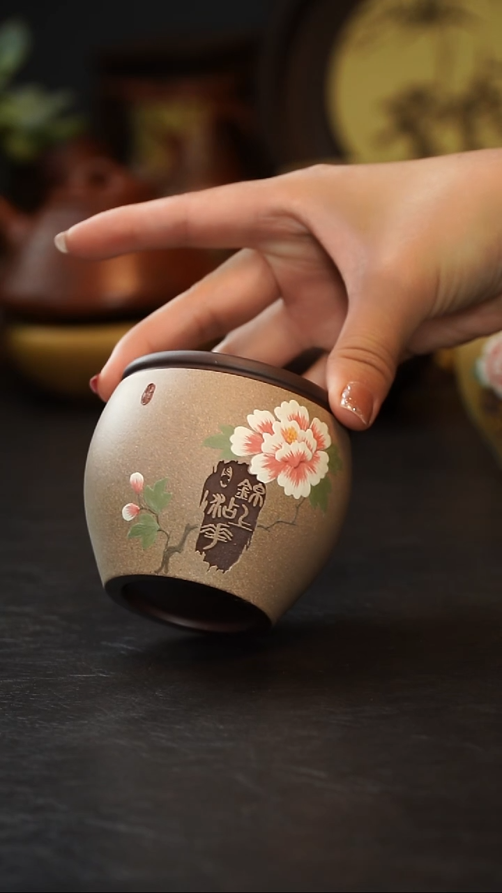 茶杯紫砂宜兴紫砂主人杯