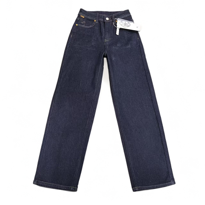 杨家牛仔抓毛窄版直筒裤1332款Z8-1