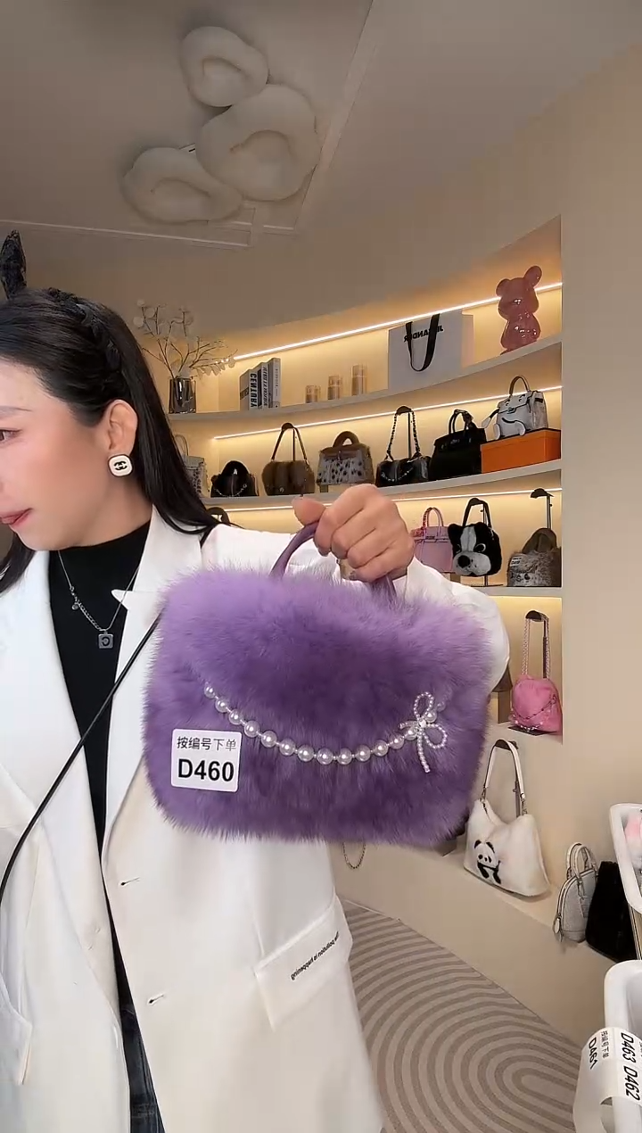 狐狸毛【闪购商品】女包D460