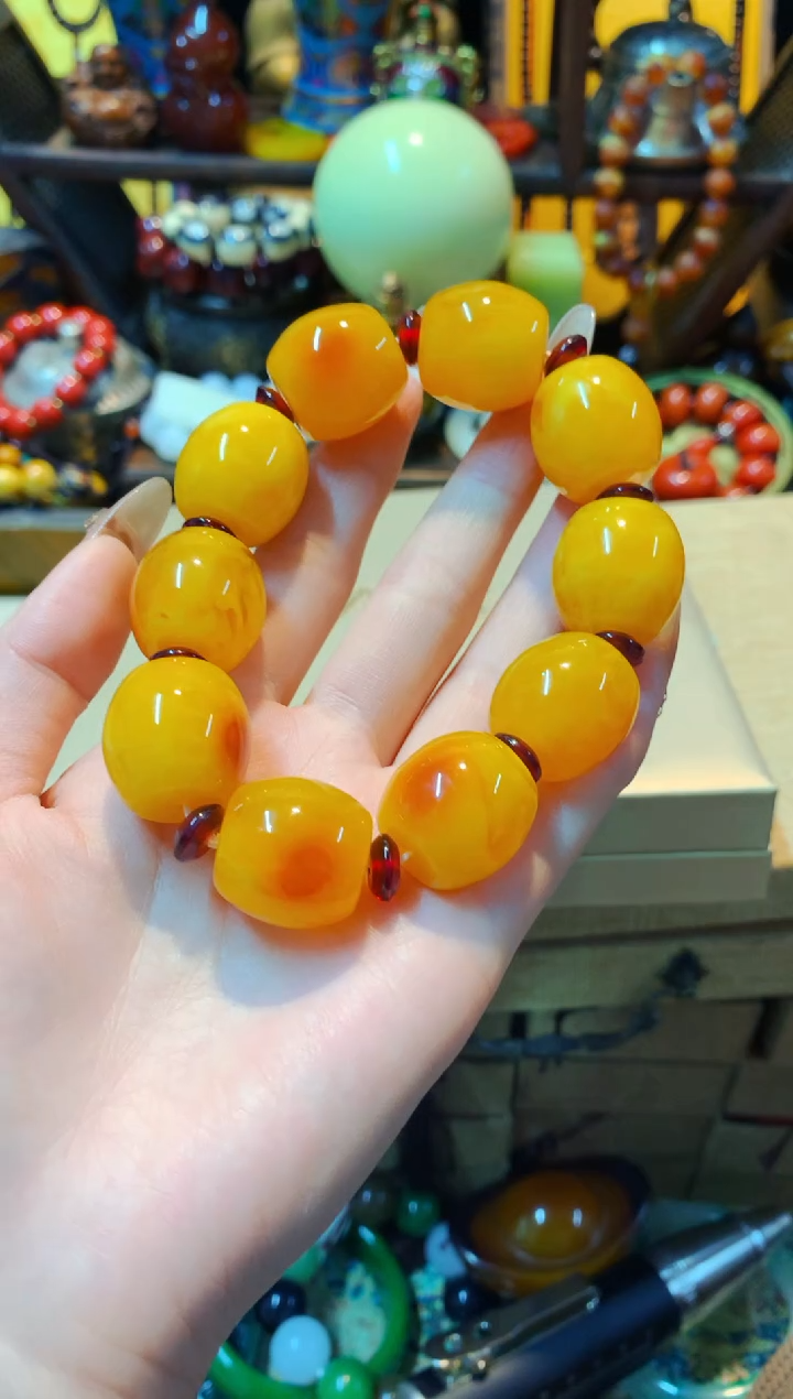【闪购商品】蜜蜡手串未镶嵌主播推荐主播推荐