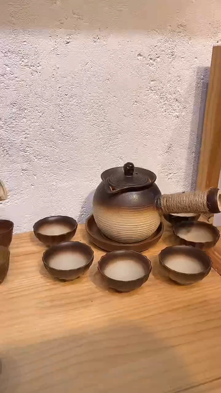 【闪购商品】700ml圆满+陶瓷盖+壶承+6黑花瓣