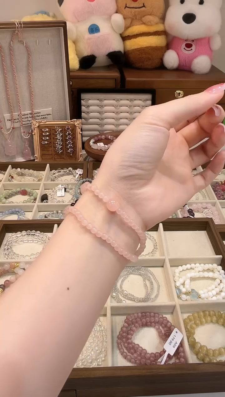 水晶手链合金          