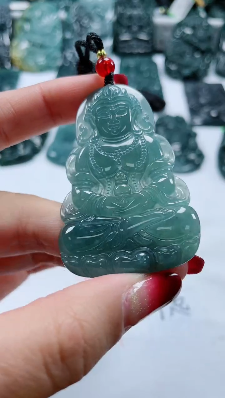 【闪购商品】翡翠颈饰未镶嵌多样性发货一件发货-度母