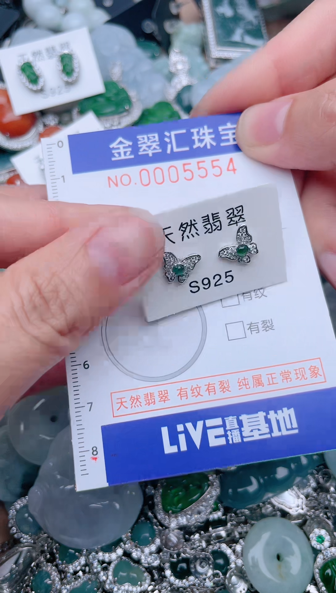 翡翠未镶嵌颈饰5554.......1