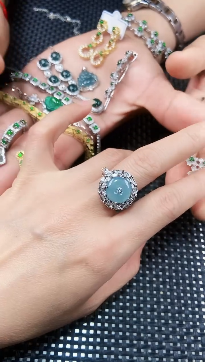 【闪购商品】翡翠戒指未镶嵌111111111