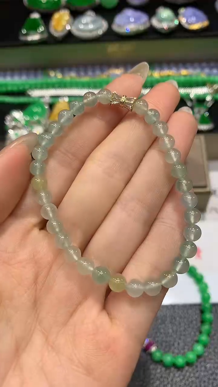 【闪购商品】翡翠手链未镶嵌7团购