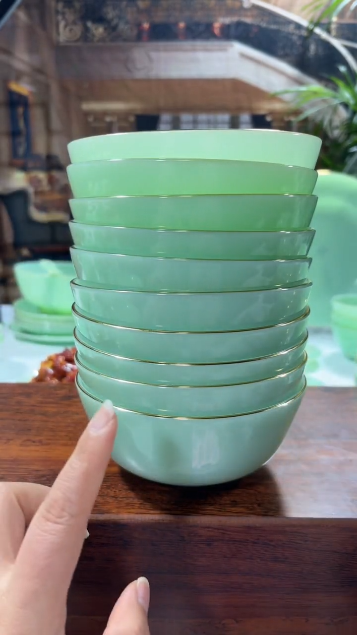 【闪购商品】...5.5英寸玉瓷碗10个口径13.8厘米