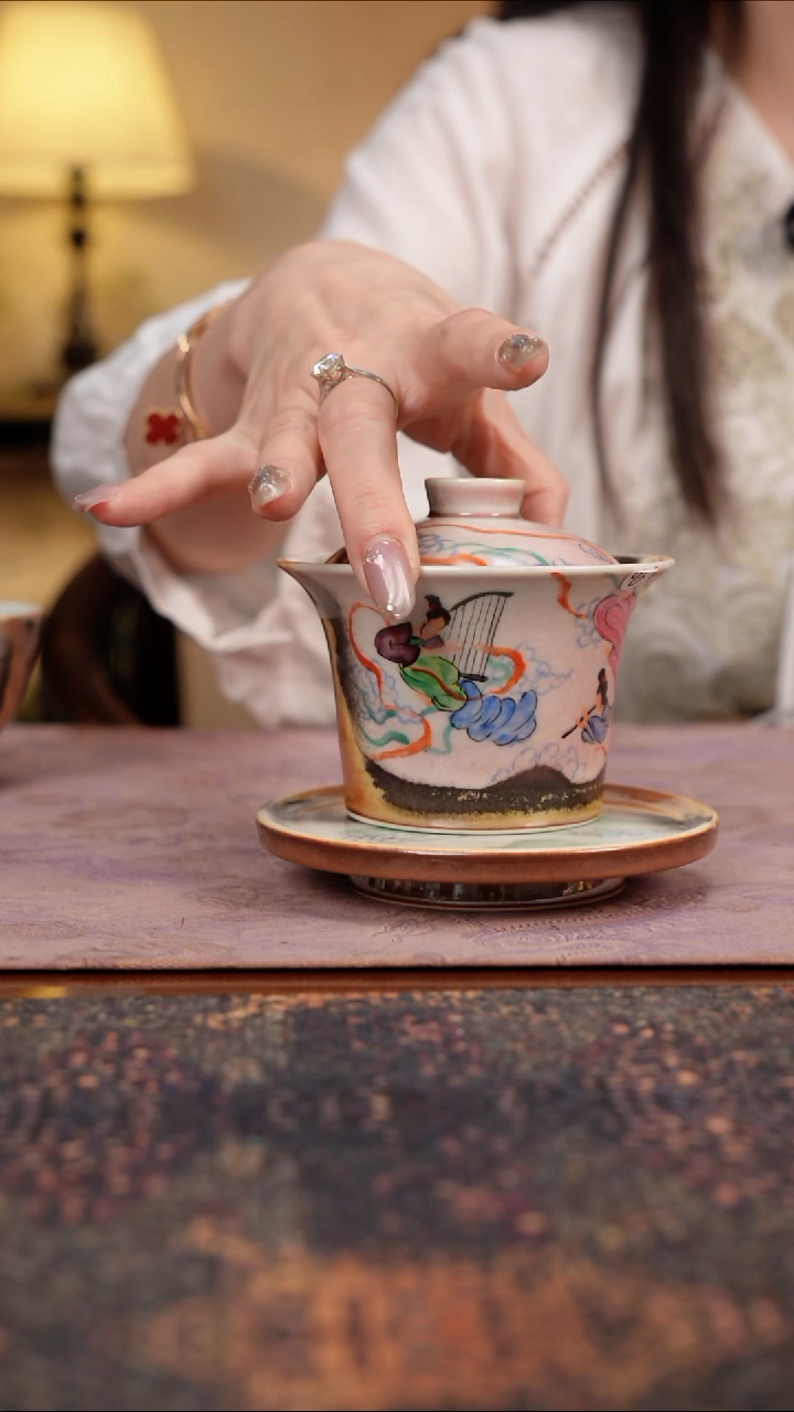 杯景德镇陶瓷杯碗柴烧多人