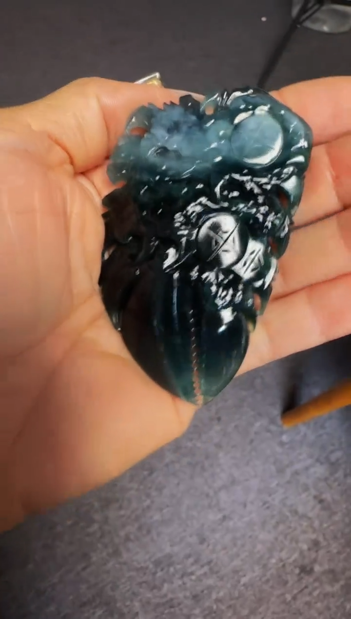 【闪购商品】定制翡翠未镶嵌Q04182翡翠毛货