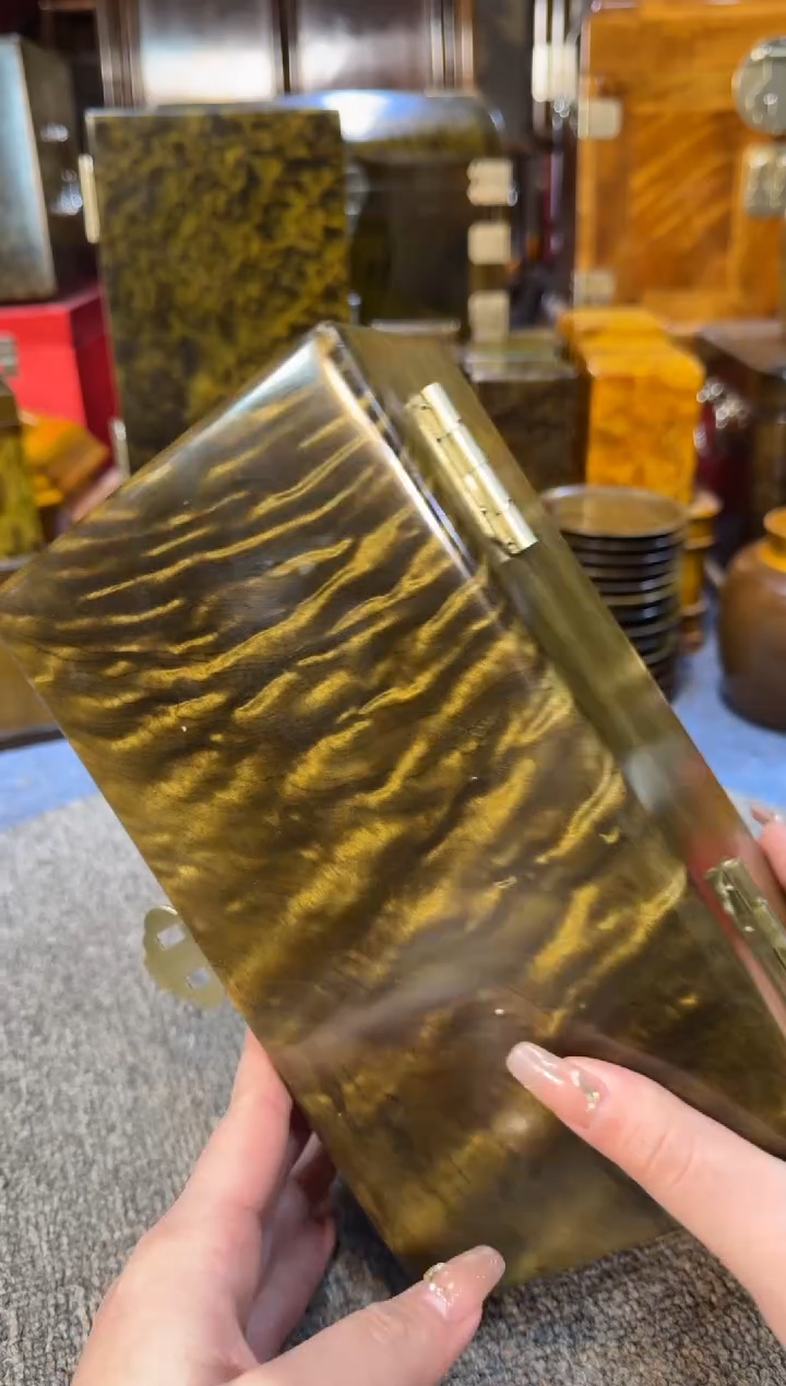 【闪购商品】乌木类成套家具阴沉乌木首饰盒Y