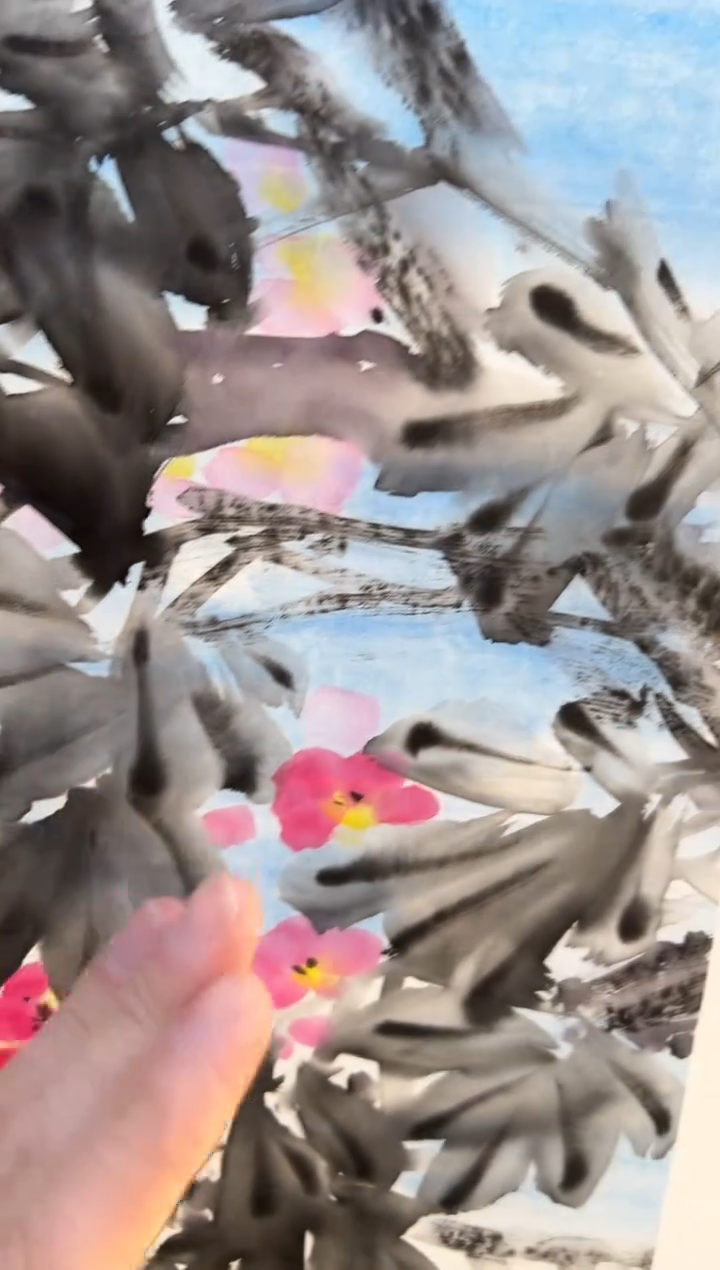 国画刘立荣亲笔绘画手绘作品D5