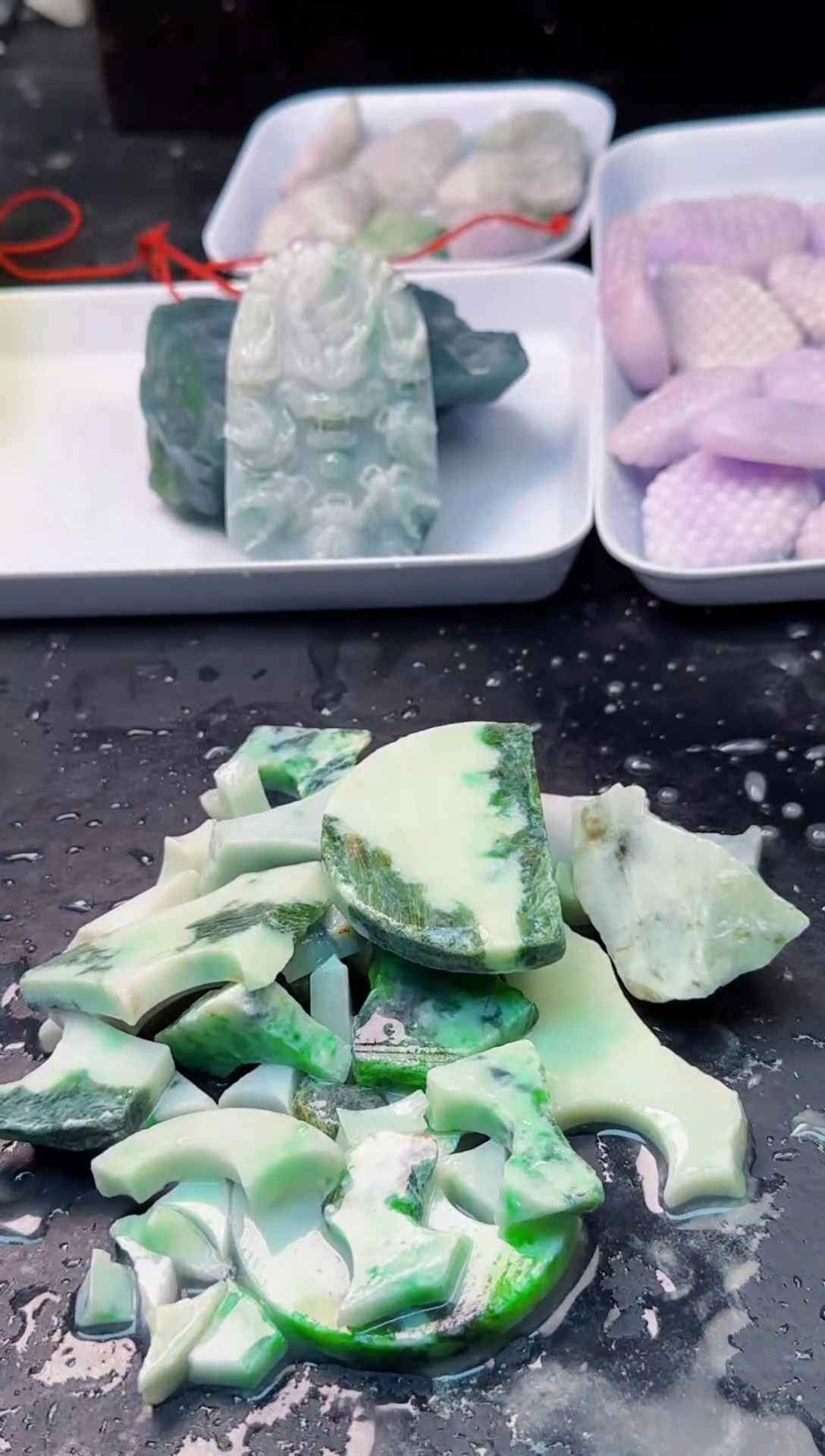 配石翡翠1076天然A货翡翠