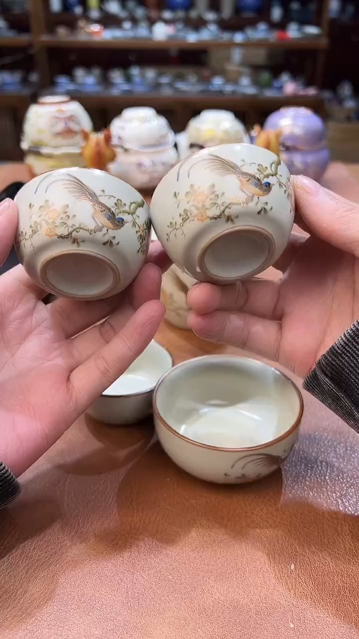 真的很便宜会开片的旅行茶具