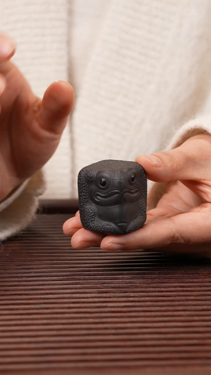 【闪购商品】紫砂茶宠金蟾盖置