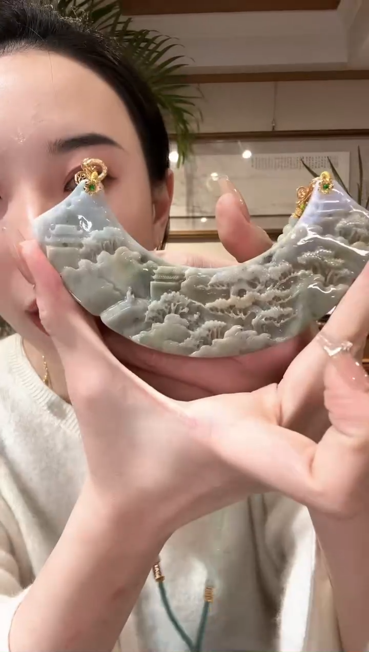 【闪购商品】翡翠颈饰未镶嵌国风