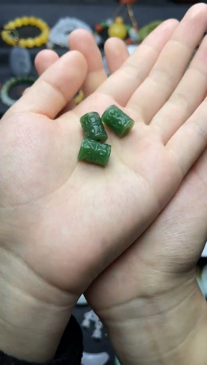 颈饰未镶嵌和田玉路路通多样性拍一发一06