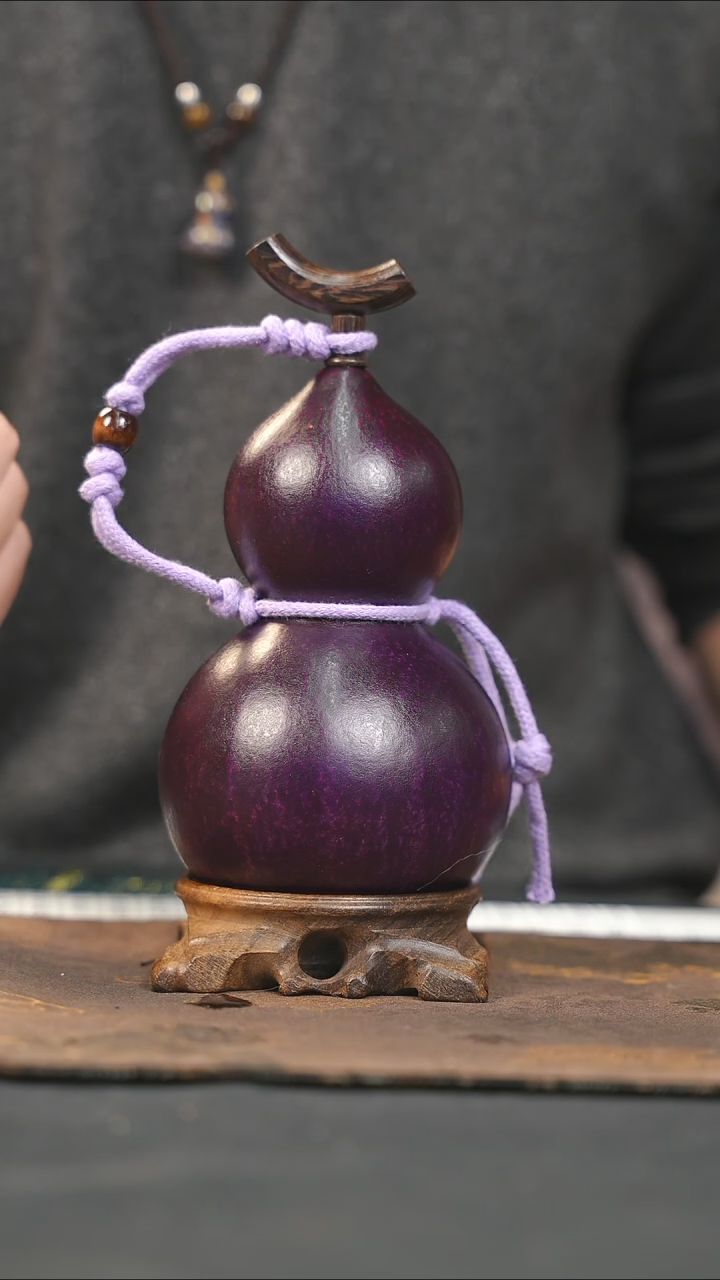 【闪购商品】RV112大漆酒葫芦不包手串及旋转底座