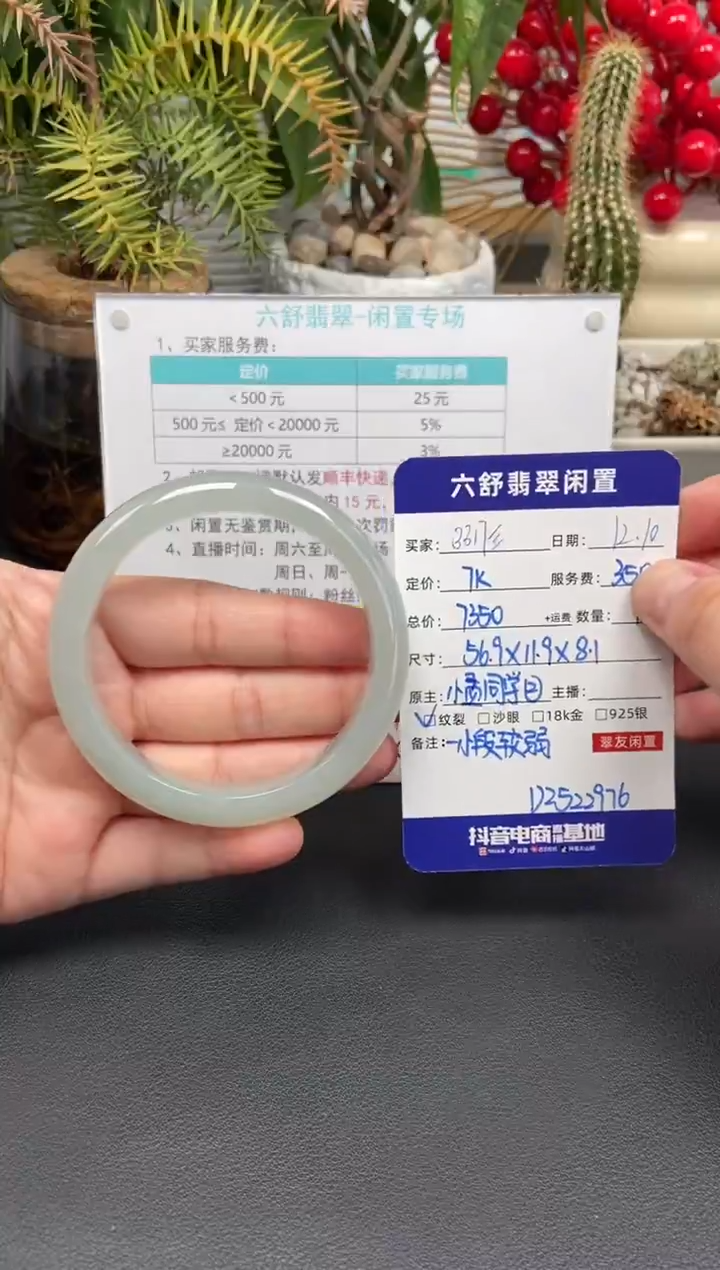 未镶嵌手镯翡翠3***?D2522976