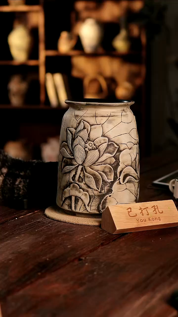 摆件30-529高度27口径15已打孔误差2