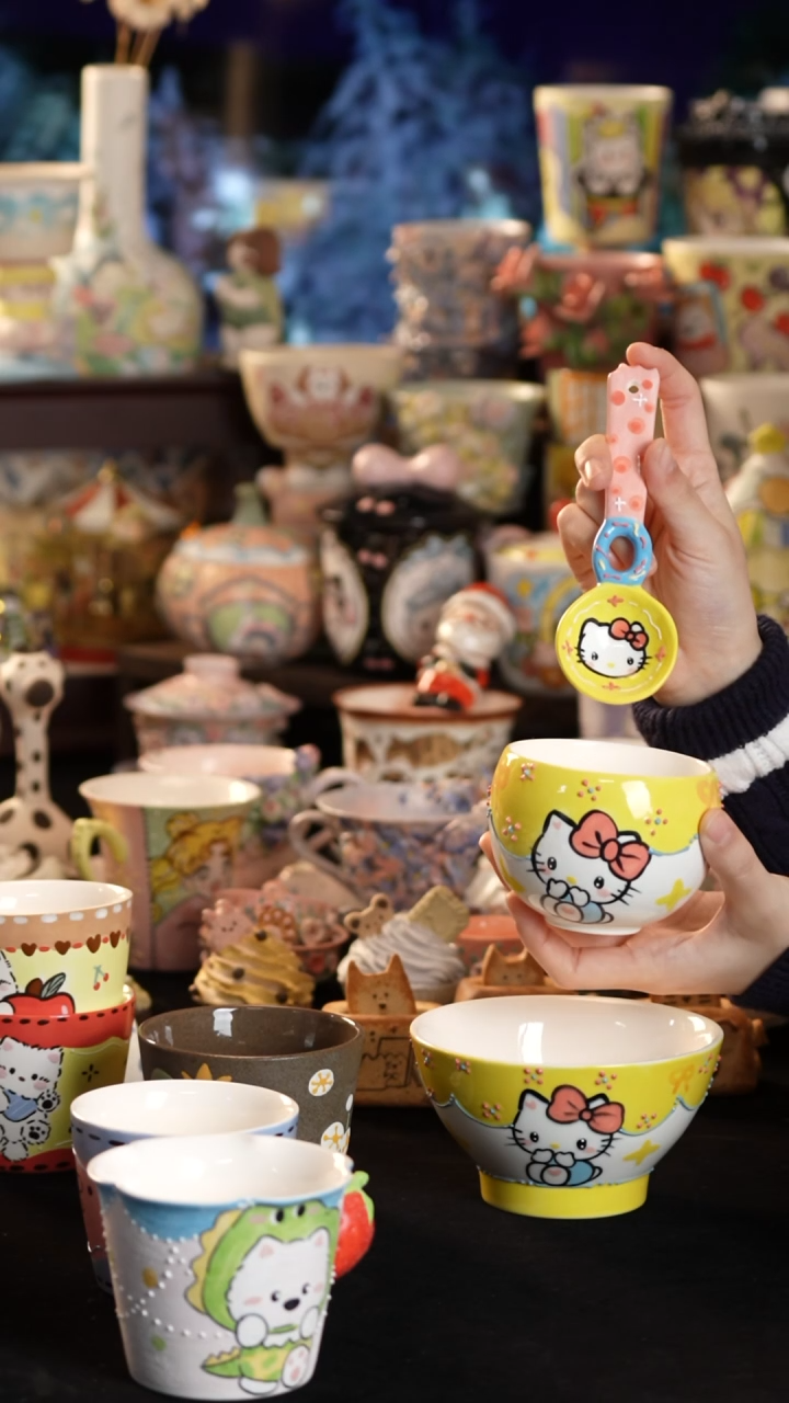 其他陶景德镇釉下彩手绘设计师款陶瓷