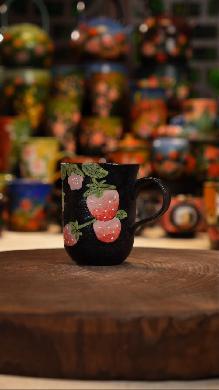 油画   釉下彩   杯子