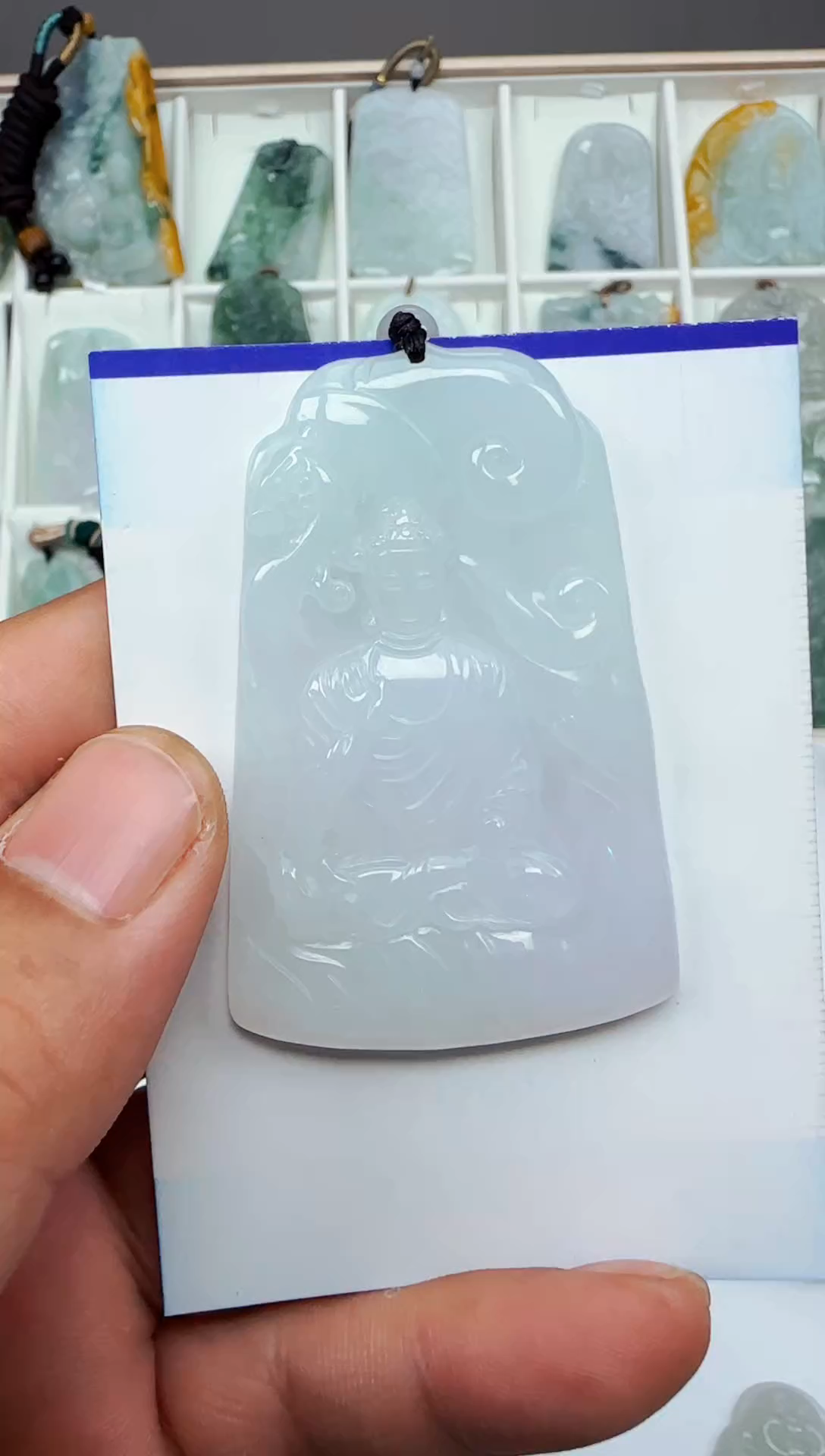 【闪购商品】翡翠颈饰未镶嵌缅甸天然A货翡翠