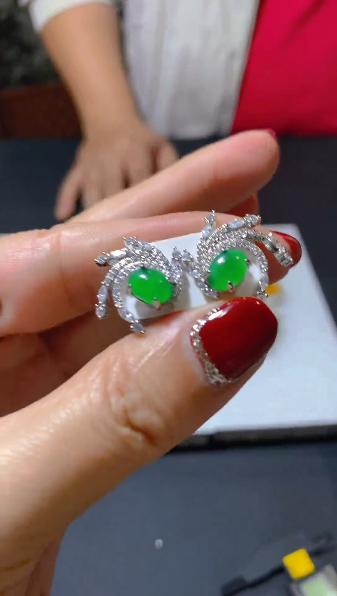 未镶嵌翡翠耳饰0617283390