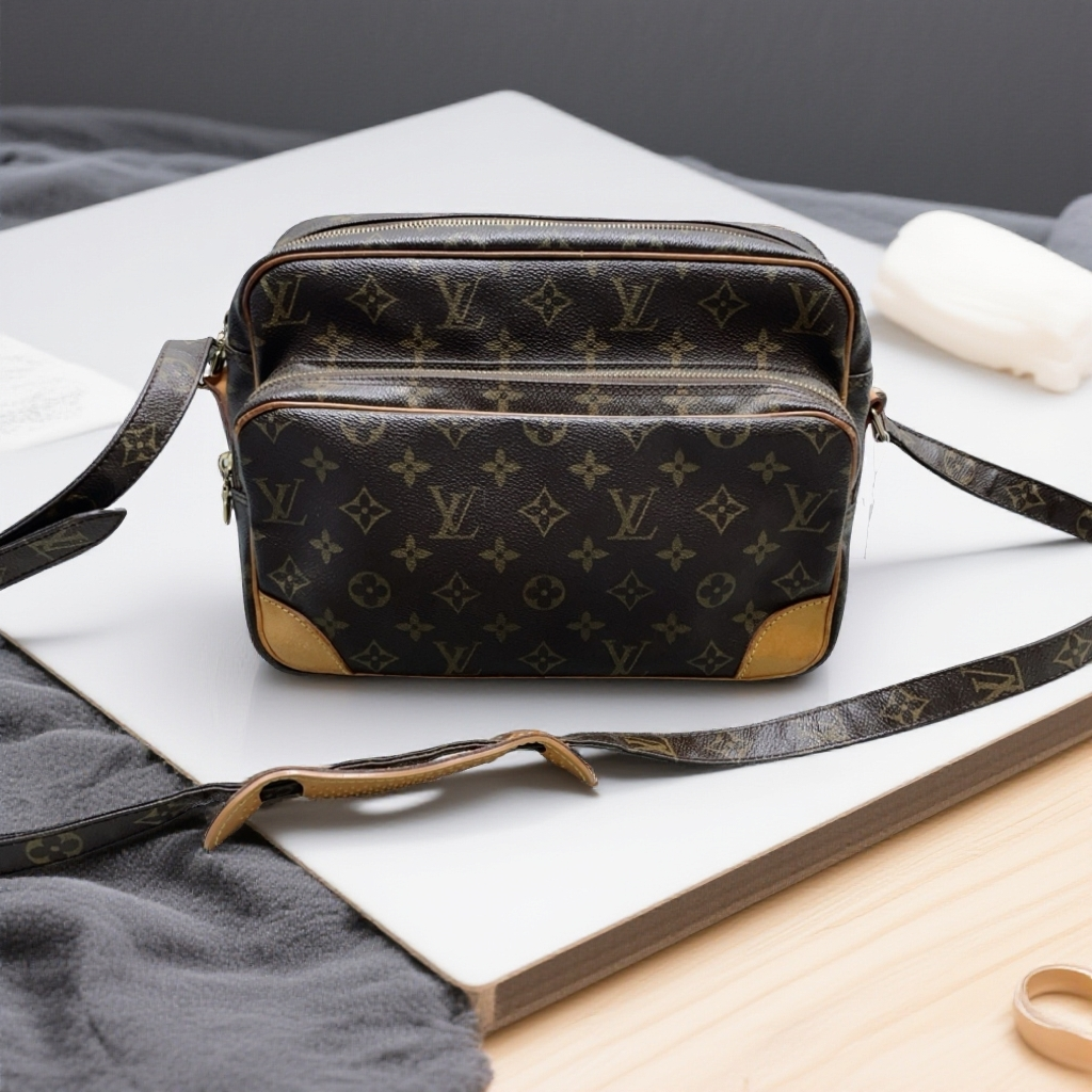 95新 LouisVuitton/路易威登  老花相机包 1854 0316 