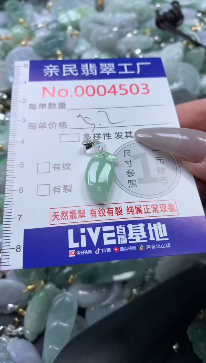 颈饰未镶嵌翡翠4503