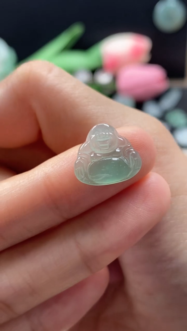 【闪购商品】翡翠颈饰未镶嵌翡翠冰晴佛公