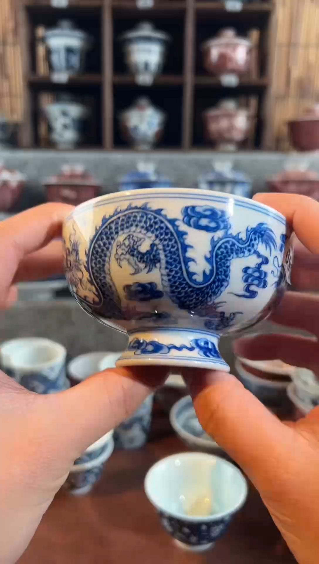 【闪购商品】690天禄言从龙纹高祖杯子