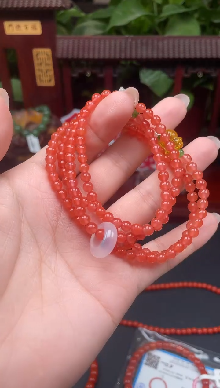 颈饰未镶嵌南红玛瑙项链XC01-2多样性发其一