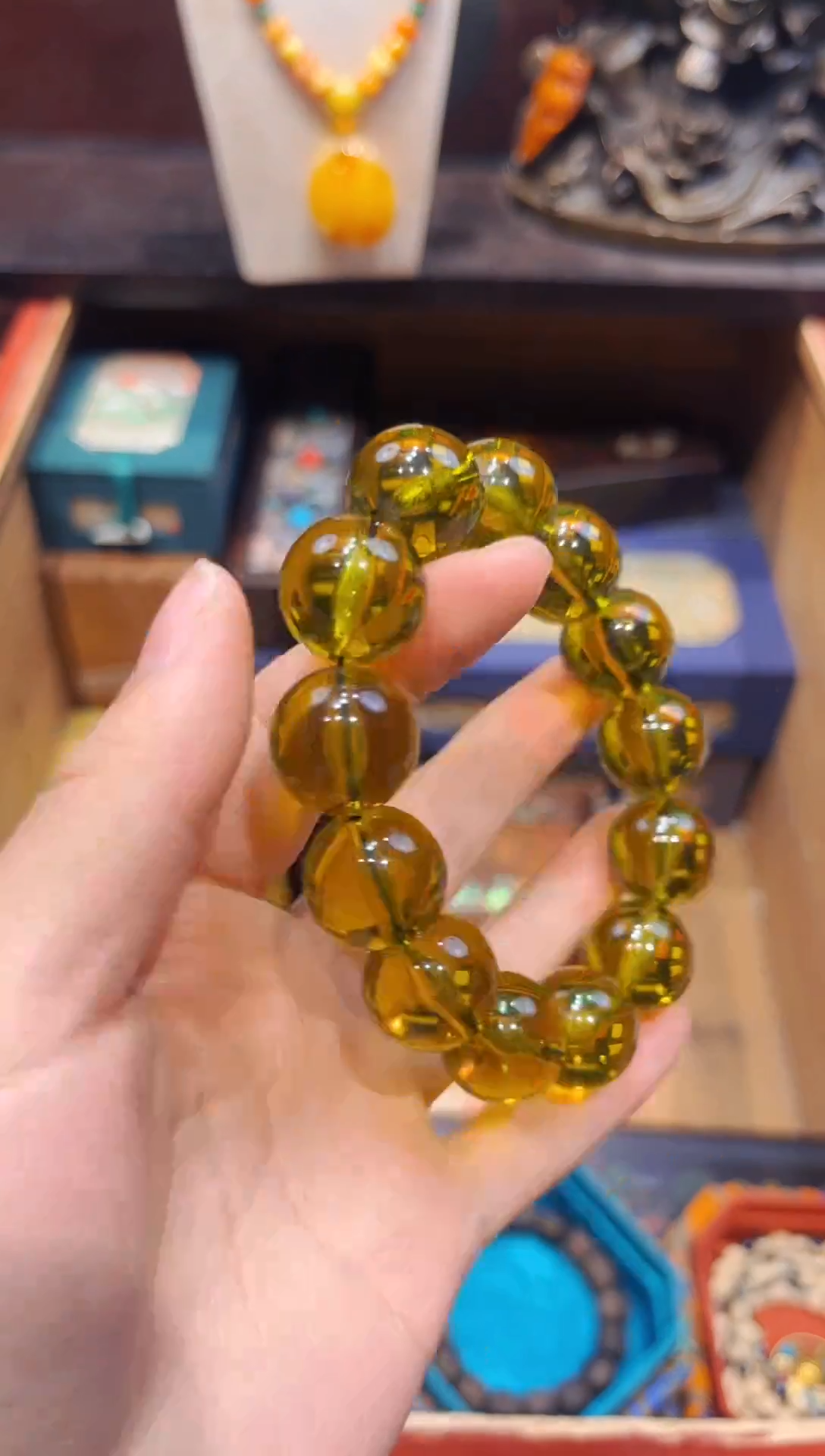 【闪购商品】蓝珀裸石未镶嵌欣妹专属精选链接a1541