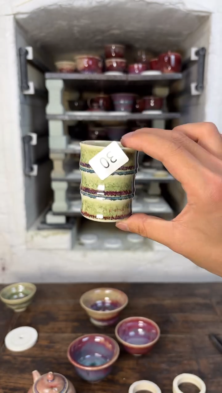 摆件钧瓷窑变精品茶器