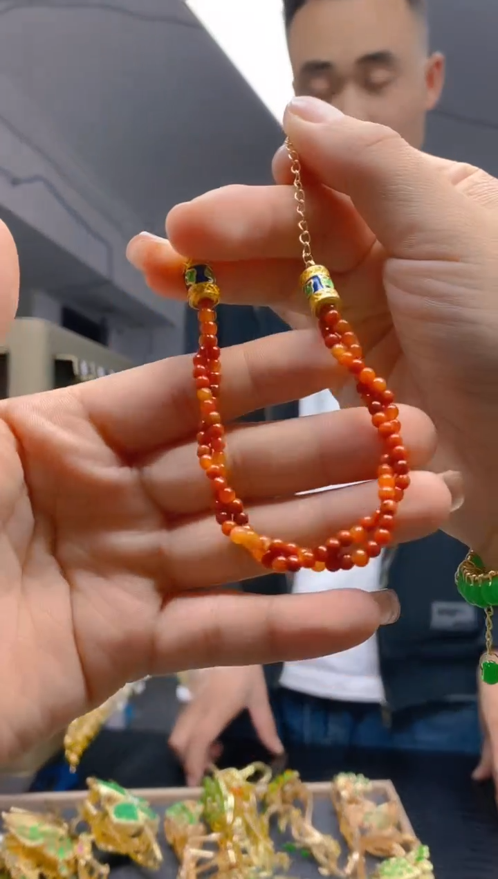 【闪购商品】翡翠耳饰合金0165翡翠手链