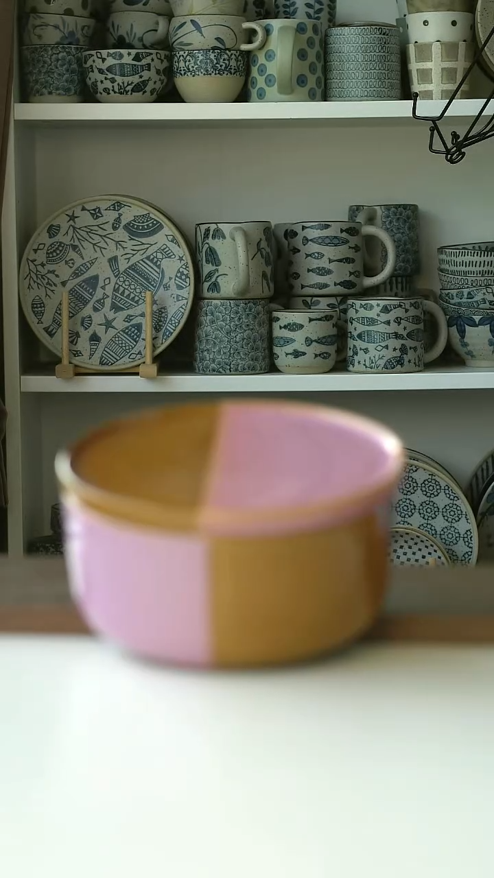 开****s微瑕出英oliverbonas带盖面碗15cm@4-2@