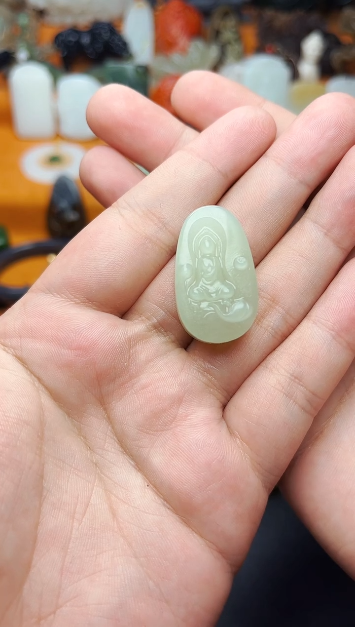 【闪购商品】和田玉颈饰未镶嵌悟道01