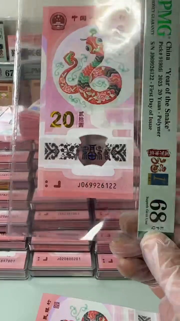 【闪购商品】塑料069926122-蛇钞单张68分
