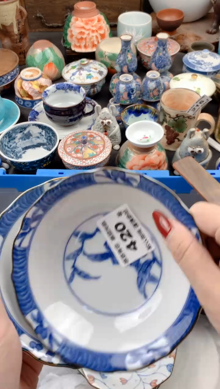 【闪购商品】瓷片 420号九姑娘工艺品瓷器